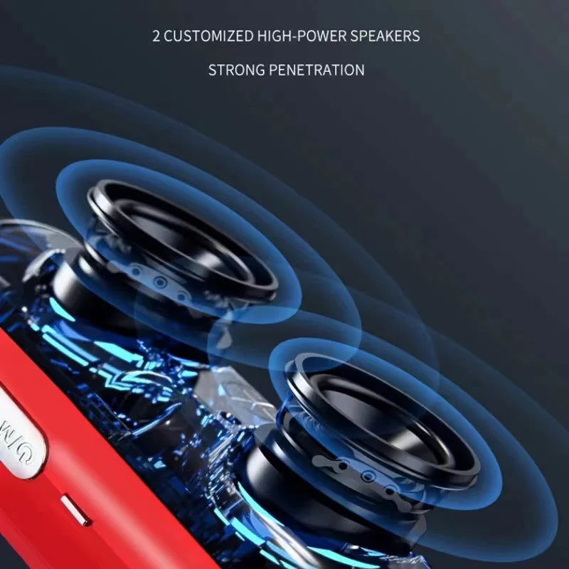 200W Portable Bluetooth Speaker IPX7 Waterproof Outdoor HIFI Pillar Speaker Subwoofer Stereo Speaker FM Radio TF Boom Box - Slobuy