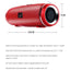 200W Portable Bluetooth Speaker IPX7 Waterproof Outdoor HIFI Pillar Speaker Subwoofer Stereo Speaker FM Radio TF Boom Box - Slobuy