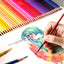 48/72/120/150/200 Colors Professional Colored Pencils Lead Watercolor Drawing Set for Art School Supplies - Slobuy