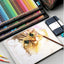 48/72/120/150/200 Colors Professional Colored Pencils Lead Watercolor Drawing Set for Art School Supplies - Slobuy