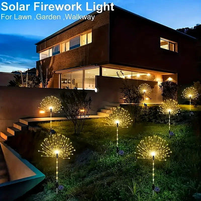 1pc Solar Powered String Lamp Tree Waterproof Outdoor Bulb for Lawn Patio Garden 90/120/150/200 LEDs Light DIY Decoration - Slobuy