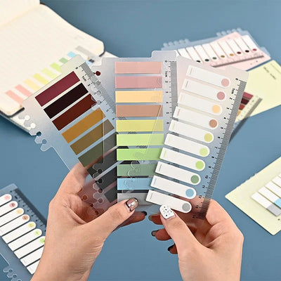 200 Sheets Colorful Sticky Notes Memo Pad Self Adhesive Label Note Bookmarks Notepad School Office Stationery Supplies - Slobuy