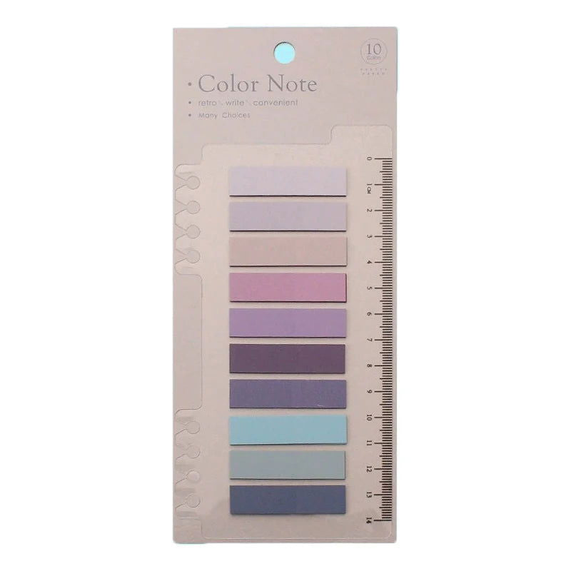 200 Sheets Colorful Sticky Notes Memo Pad Self Adhesive Label Note Bookmarks Notepad School Office Stationery Supplies - Slobuy