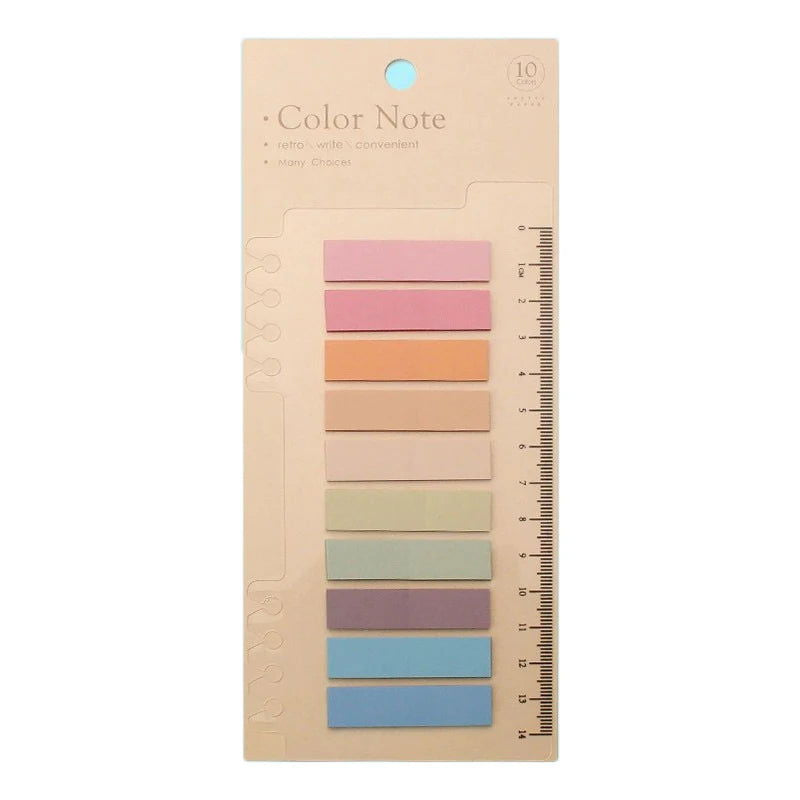 200 Sheets Colorful Sticky Notes Memo Pad Self Adhesive Label Note Bookmarks Notepad School Office Stationery Supplies - Slobuy