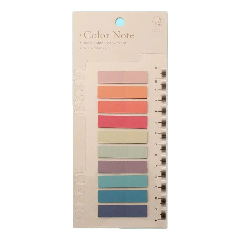 200 Sheets Colorful Sticky Notes Memo Pad Self Adhesive Label Note Bookmarks Notepad School Office Stationery Supplies - Slobuy