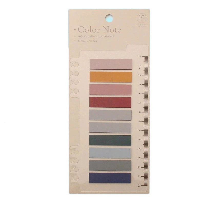 200 Sheets Colorful Sticky Notes Memo Pad Self Adhesive Label Note Bookmarks Notepad School Office Stationery Supplies - Slobuy