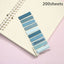 200 Sheets Transparent Notepad Sticky Notes Index Tabs Bookmarks for Books Kawaii Aesthetic Stationery Office School - Slobuy