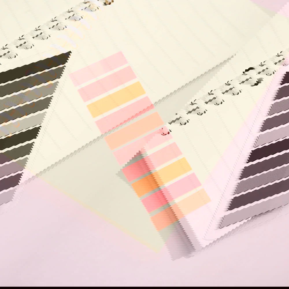 200 Sheets Transparent Notepad Sticky Notes Index Tabs Bookmarks for Books Kawaii Aesthetic Stationery Office School - Slobuy