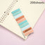 200 Sheets Transparent Notepad Sticky Notes Index Tabs Bookmarks for Books Kawaii Aesthetic Stationery Office School - Slobuy