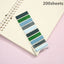 200 Sheets Transparent Notepad Sticky Notes Index Tabs Bookmarks for Books Kawaii Aesthetic Stationery Office School - Slobuy