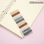 200 Sheets Transparent Notepad Sticky Notes Index Tabs Bookmarks for Books Kawaii Aesthetic Stationery Office School - Slobuy