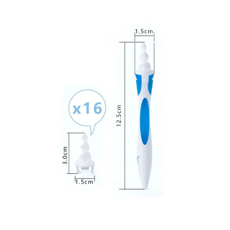 2022 Hot New Arrival Spiral Ear Cleaner Silicon Spoon Set Soft for Personal Wax Remover Cleaning Beauty Health Care Scoop Tools - Slobuy