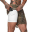 2022 Sport Shorts Men Sportswear Double-deck Running Shorts 2 In 1 Beach Bottoms Summer Gym Fitness Training Jogging Short Pants - Slobuy