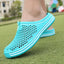 2022 Women Shoes Beach Slippers Unisex Hollow Out Casual Couple Beach Sandal Flip Flops Shoes Non-slide Mens Slippers - Slobuy