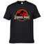 2023Jurassic Park T Shirt Men 100% Cotton Printed T-Shirt Casual Funny Tops Jurassic World Tees Short Sleeve Cool Tshirt 80045 - Slobuy