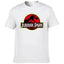 2023Jurassic Park T Shirt Men 100% Cotton Printed T-Shirt Casual Funny Tops Jurassic World Tees Short Sleeve Cool Tshirt 80045 - Slobuy