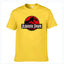 2023Jurassic Park T Shirt Men 100% Cotton Printed T-Shirt Casual Funny Tops Jurassic World Tees Short Sleeve Cool Tshirt 80045 - Slobuy