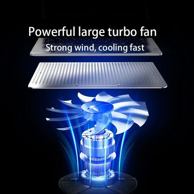 2023 Cooling Fan Laptop Cooling Pad 11 13 17 Inch Laptop Aluminum Alloy Notebook Radiator Stand Gaming Cooler Stand for Gaming - Slobuy