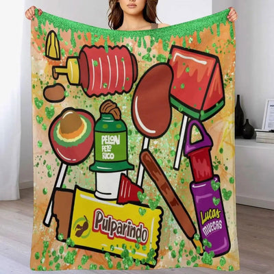 2023 Hot Sale Mexican Food Blankets For Holiday Season - Slobuy