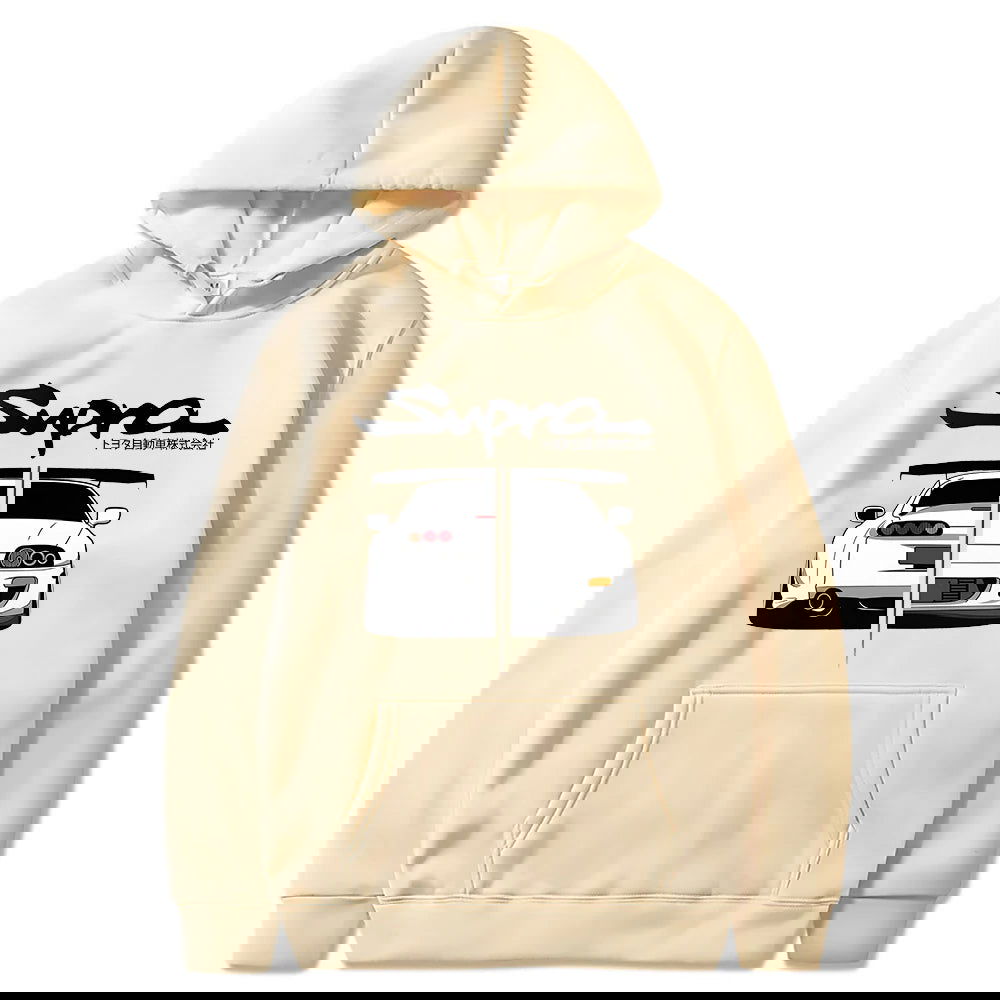 2023 Initial D Supra Hoodies Men's and Women's JDM Manga Print Loose Casual Long Sleeve Japanese Casual Sporty Sweatshirt - Slobuy