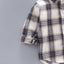 2023 Korean Fashion Children Tops Boys Buffalo Plaid Flannel Shirt Baby Casual Shirt Outerwear Clothes Autumn Girls Blouses 0-5T - Slobuy