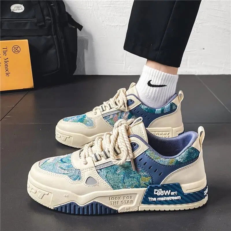 2023 Men's Summer Casual Running Shoes New Men's Sneakers Fashion Designer Platform Shoes Outdoor Tennis Training Shoes for Men - Slobuy