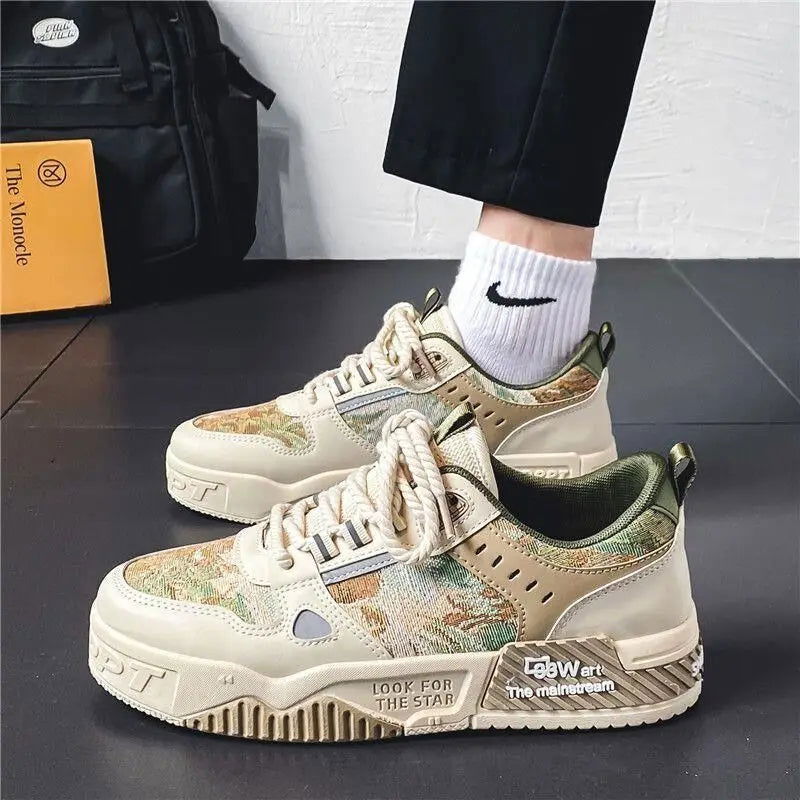 2023 Men's Summer Casual Running Shoes New Men's Sneakers Fashion Designer Platform Shoes Outdoor Tennis Training Shoes for Men - Slobuy