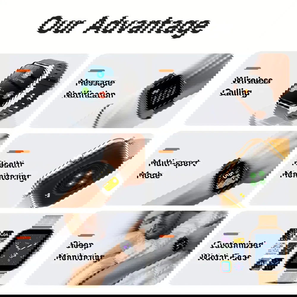 2023 New Bluetooth Answer Call Smart Watch Men Touch Call Fitness Tracker Waterproof Smartwatch Women For Android blood oxygen - Slobuy