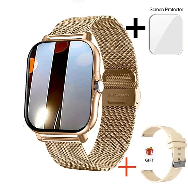 2023 New Bluetooth Answer Call Smart Watch Men Touch Call Fitness Tracker Waterproof Smartwatch Women For Android blood oxygen - Slobuy