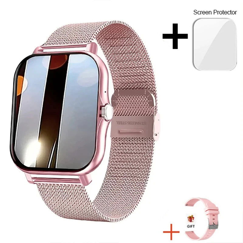 2023 New Bluetooth Answer Call Smart Watch Men Touch Call Fitness Tracker Waterproof Smartwatch Women For Android blood oxygen - Slobuy