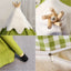 2023 New Dog Teepee Tent Stylish, Soft, Cozy Bed with Thick Plush Pad Washable Cat Houses Puppy Beds for Small Medium Dog Cats - Slobuy