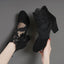 2023 New Fashion Women High Heels Lace Flower Ankle Strap Hollow Out Sandals Round Toe Zip Pumps Zapatos De Mujer - Slobuy