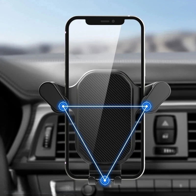 2023 New Gravity Car Phone Holder Air Vent Hook Phone Mount 360-Degree Rotation Smart Phone Holder for Car One-Hand Placement - Slobuy