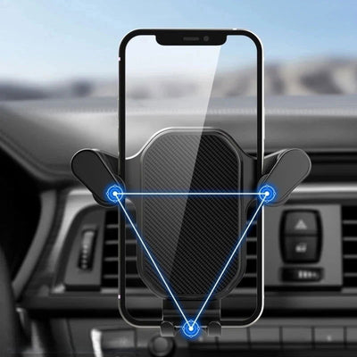 2023 New Gravity Car Phone Holder Air Vent Hook Phone Mount 360-Degree Rotation Smart Phone Holder for Car One-Hand Placement - Slobuy