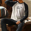 2023 New Pajamas Sets For Men'S Autumn Winter Long Sleeve Round Neck Tops And Pants Print Pyjamas Nightgown Sleepwear Homewear - Slobuy