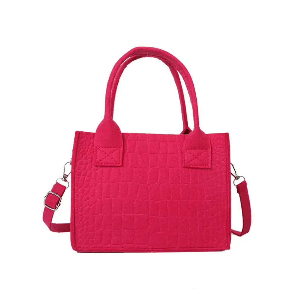 2023 New Pu Leather Women'S Crossbody Bags With Stylish Red Wide Shoulder Strap Fashionable Shoulder Solid Color Underarm Bags - Slobuy