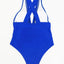 2023 New Sexy Mesh Patchwork Swimwear Women One Piece Swimsuit Female Deep V-neck Bathing Suit Beach Wear Push Up Monokini Swim - Slobuy