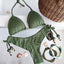 2023 New Sexy Triangle Bathing Suit for Women Brazilian Bikinis Halter Swimwear Push Up Swimsuit Metal Chain Beach Bikini Set - Slobuy