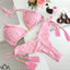 2023 New Sexy Triangle Bathing Suit for Women Brazilian Bikinis Halter Swimwear Push Up Swimsuit Metal Chain Beach Bikini Set - Slobuy