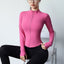 2023 New yoga coat short sports jacket women's fitness clothes slimming body sculpting zipper yoga jacket - Slobuy