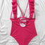 2023 One Piece Swimsuit Women Ruffle Swimwear Push Up Monokini Bodysuit Swimsuit Female Bathing Suit Summer Beach Wear - Slobuy