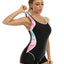 2023 Patchwork Sport One Piece Swimsuit Plus Size Swimwear Women Professional Sport Bathing Suit Surfing Swimsuits Swimming Suit - Slobuy