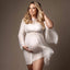 2023 Soft Chiffon White Tulle Maternity Dress Photography Props Clothing Women Dresses Pregnancy Photo Shoot Studio Accessories - Slobuy