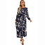 2023 Sping Summer Bohemian Women Maxi Dress Casual Long Sleeve High Waist Beach Woman Chiffon Dresses Floral Vestidoes Mujer New - Slobuy