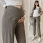 2023 Sports Casual Cotton Maternity Pants Spring Autumn Thin Belly  Clothes for Pregnant Women Preganncy Trousers Clothing - Slobuy