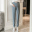 2023 Sports Casual Cotton Maternity Pants Spring Autumn Thin Belly  Clothes for Pregnant Women Preganncy Trousers Clothing - Slobuy