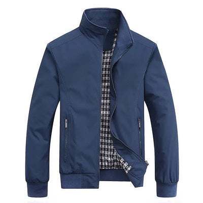 2023 Spring Autumn Casual Solid Fashion Slim Bomber Jacket Men Overcoat New Arrival Baseball Jackets Men's Jacket M-6XL 8XL Top - Slobuy