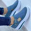 2023 Summer New Breathable Mesh Wedge Casual Sport Shoes Plus Size 43 Non Slip Woman Vulcanize Shoes Platform Women Sneakers - Slobuy