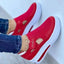 2023 Summer New Breathable Mesh Wedge Casual Sport Shoes Plus Size 43 Non Slip Woman Vulcanize Shoes Platform Women Sneakers - Slobuy