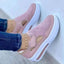 2023 Summer New Breathable Mesh Wedge Casual Sport Shoes Plus Size 43 Non Slip Woman Vulcanize Shoes Platform Women Sneakers - Slobuy